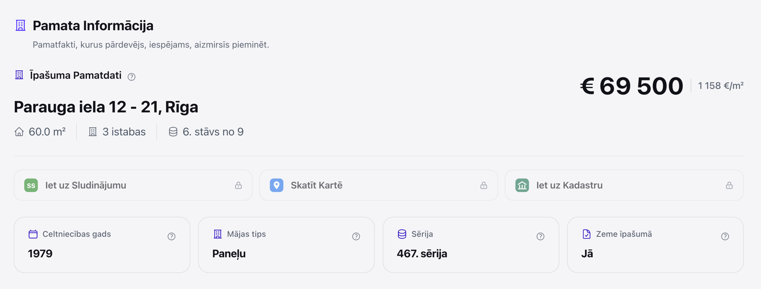 Pamata Informācija